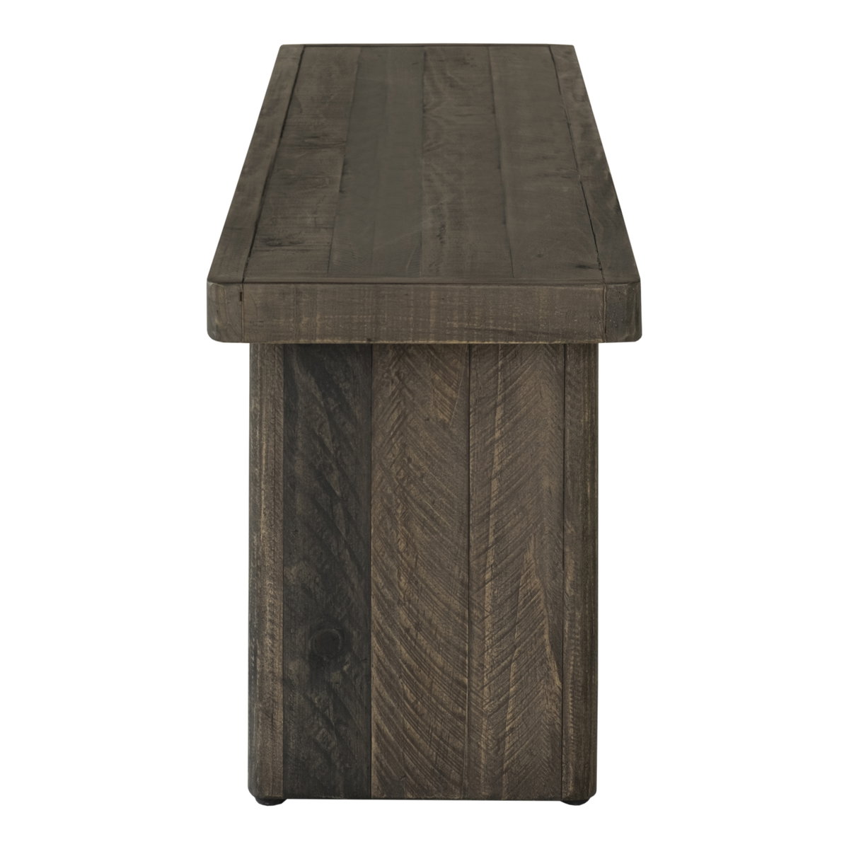 Monterey Bench Aged Brown, Benche by Moe's Home, 73" width x 18" height x 14" depth View 4