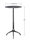 Beacon Industrial Accent Table, Side & End Table by Uttermost, 14" width x 25" height x 14" depth thumbnail 3