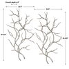 Silver Branches Wall Art Set/2 2 Silver Branches Wall Art Set/2 thumbnail 2