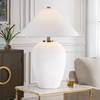 Merriton Matt White Table Lamp, by Uttermost, 25" width x 33" height x 25" depth thumbnail 2