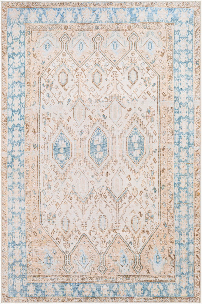 Regen Machine Woven Rug, by Surya, 9'5.39" length x 7'5.37" width
