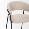 Carolyn Open Back 39.8in Seat Bar Stool | Oatmeal, Counter & Bar Stool by Mercana, 19.29" length x 20.4" width x 39.75" height thumbnail 7