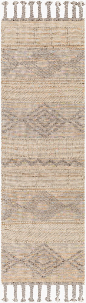 Preston Handmade Rug, by Surya, 8' length x 2'6" width