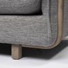 Roy I 84' Castlerock Gray Upholstered Three Seater Sofa, Sofas & Sectional by Mercana, 83.86" length x 40.94" width x 32.87" height thumbnail 11