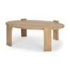 Evelyn Light Brown Oblong Coffee Table thumbnail 0