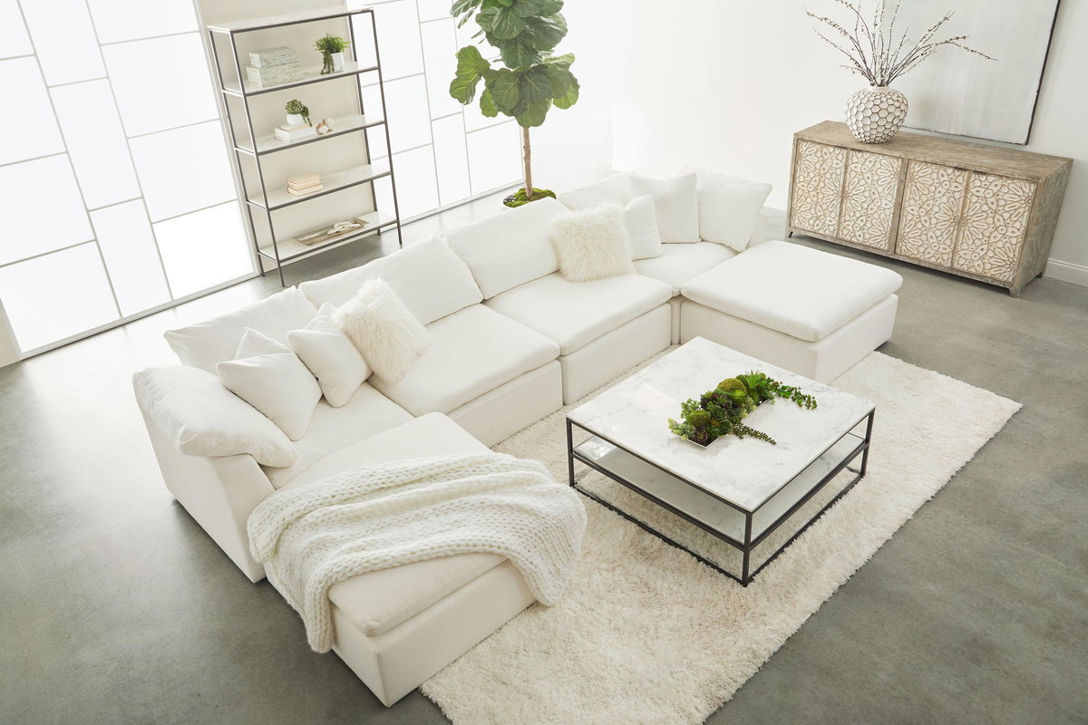 Sky Modular Ottoman, Seating by Essentials for Living, 39.5" width x 21.5" height x 39.5" depth View 15