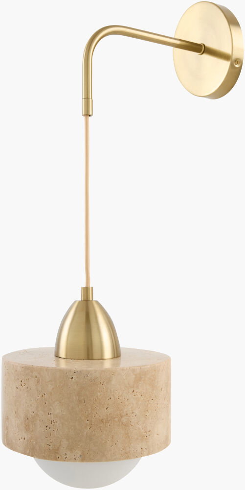 Marzia Wall Sconce, by Surya, 5" length x 5" width x 8" height