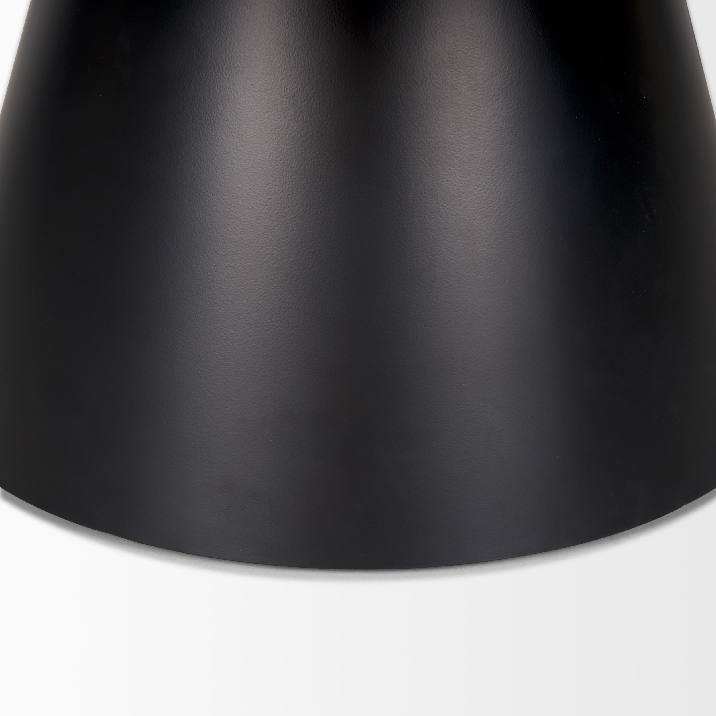 Mitchell 40.0L x 40.0W x 16.0H Black Metal Pedestal Base with Brown Wood Top Coffee Table large image 