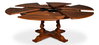 Walnut Jupe Dining Table  Ex-Large, by Sarreid, 6'8" length x 6'8" width x 2'6" height thumbnail 2