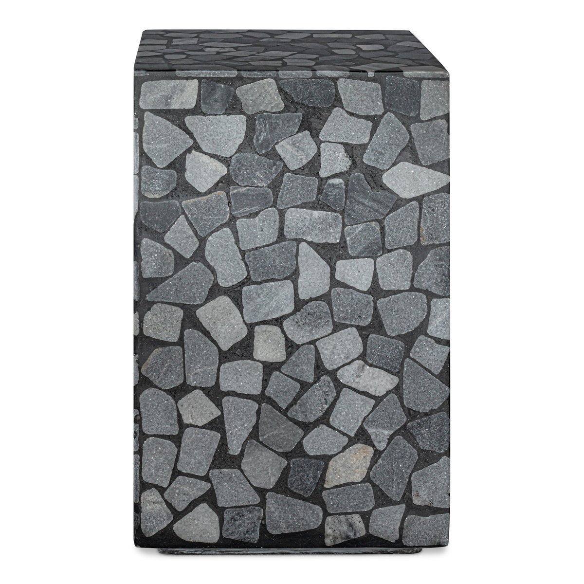 Kiri Outdoor Side Table Black, Outdoor Table by Moe's Home, 1'2.2" width x 1'10.4" height x 1'2.2" depth View 4