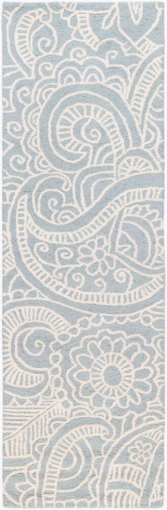 Queensland Handmade Rug, by Surya, 8' length x 2'6" width