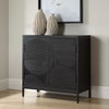 Beswick Black 2 Door Cabinet, Cabinets & Chest by Uttermost, 31.5" width x 31.87" height x 14.87" depth thumbnail 4
