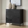 Beswick Black 2 Door Cabinet, Furniture by Uttermost, 31.5" width x 31.87" height x 14.87" depth thumbnail 4