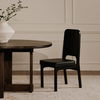 Kerr Dining Chair Vegan Leather Black-set Of Two thumbnail 7