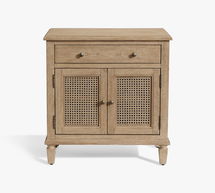 Online Designer Bedroom Sausalito 28" Cane Cabinet Nightstand, Seadrift