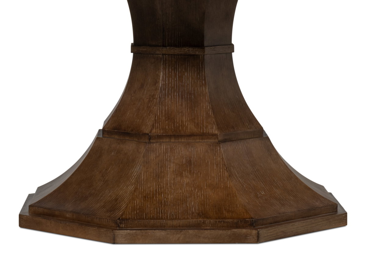 Giselle Jupe Table  Medium  Light Mink, by Sarreid, 4'7" length x 4'7" width x 2'6" height View 8