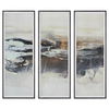 Graphite Horizon Framed Prints Set/3, Painting by Uttermost, 23" width x 63" height x 2" depth thumbnail 1