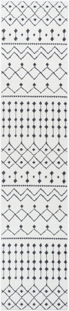 Moroccan Shag Machine Woven Rug, by Surya, 11'11.7" length x 2'7.5" width thumbnail