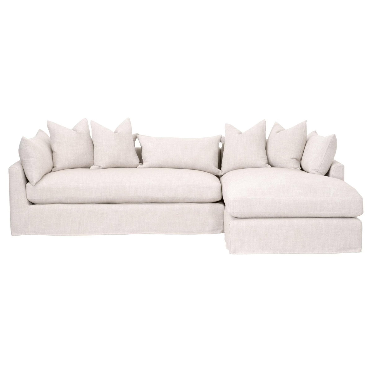 Haven 110' Lounge Slipcover RF Sectional, Seating by Essentials for Living, 110" width x 31" height x 75.5" depth View 1