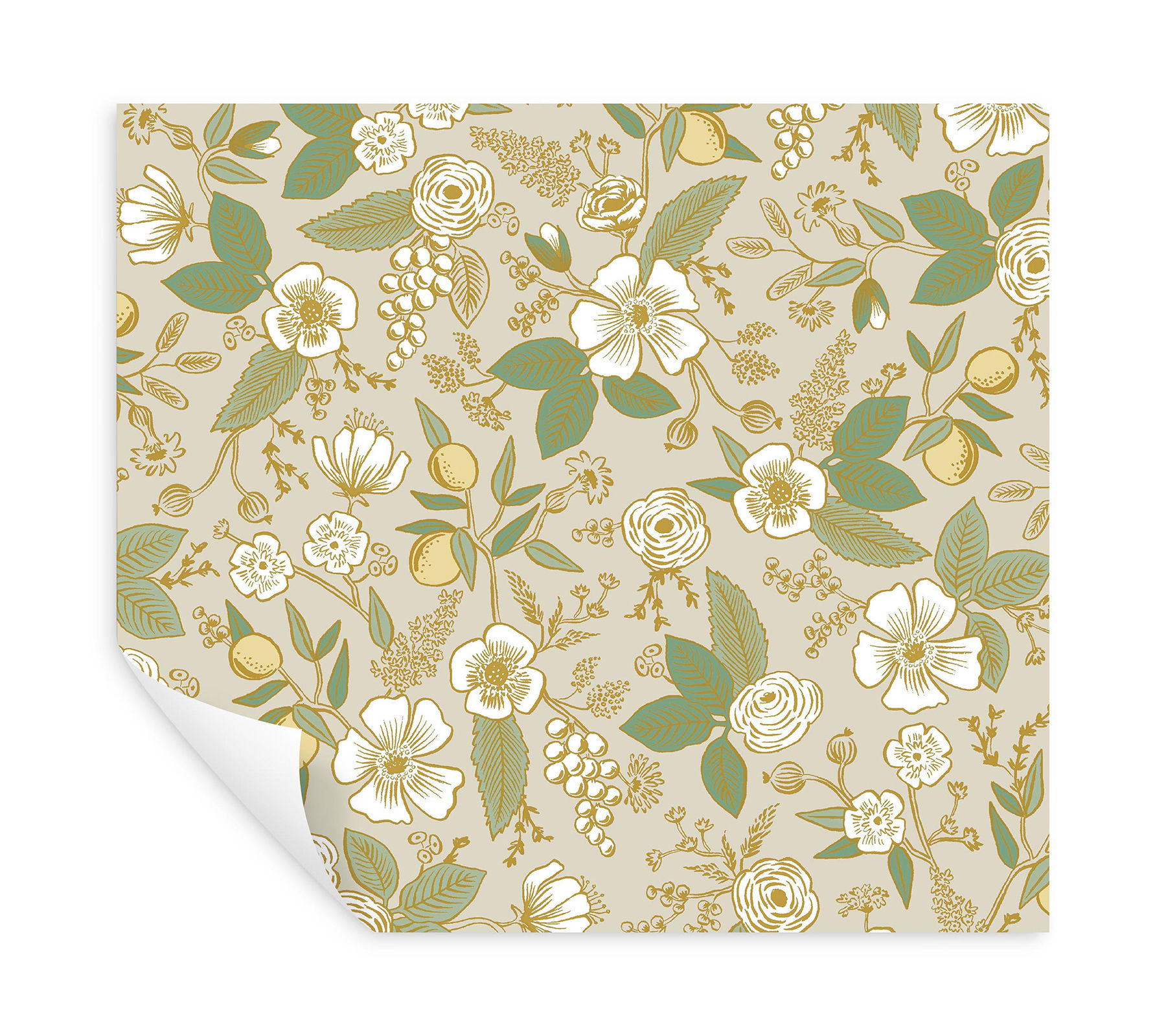 Colette Linen Peel & Stick Wallpaper large image 