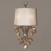 Alenya 2 Light Gold Wall Sconce, Ceiling Light by Uttermost, 12.25" width x 21.5" height x 5.5" depth thumbnail 2