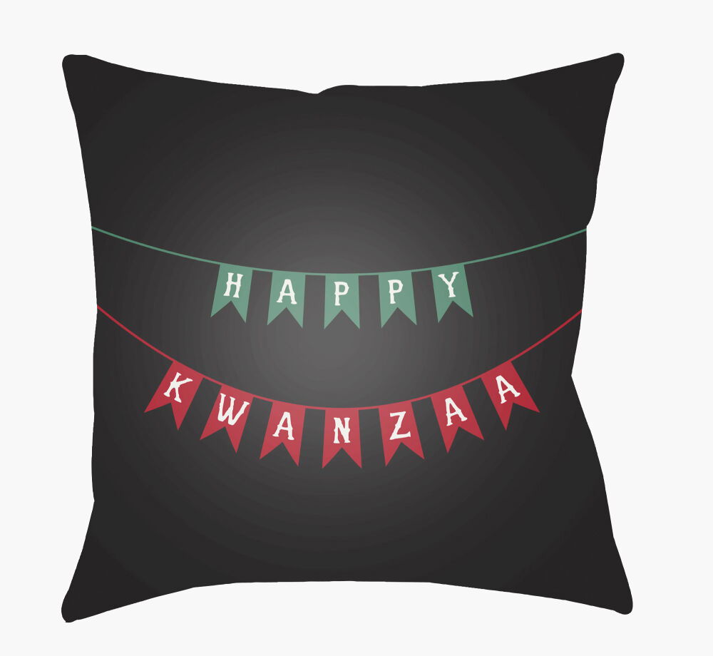 Kwanzaa I Accent Pillow, Decorative Pillow by Surya, 20" length x 20" width