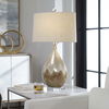 Flavian Glazed Ceramic Lamp, by Uttermost, 18" width x 30.25" height x 18" depth thumbnail 2