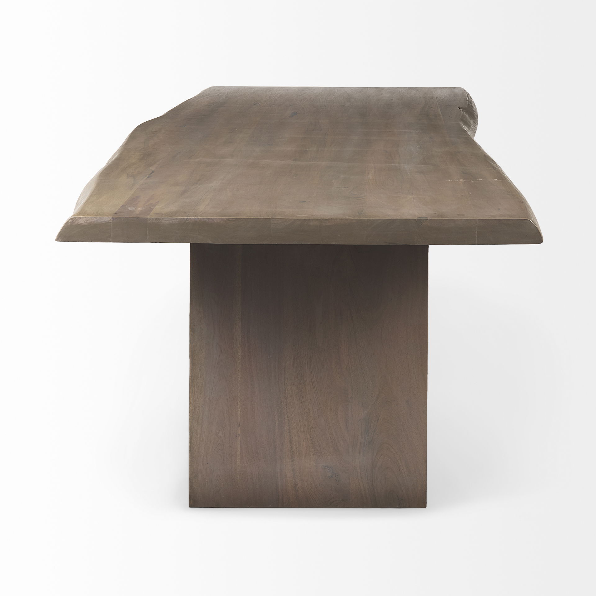 Konstantin 94.0 x 40.0 x 30.0 Medium Brown Wood with Live Edge Rectangular Dining Table large image 