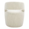 Barrow Rolling Dining Chair White Mist thumbnail 3
