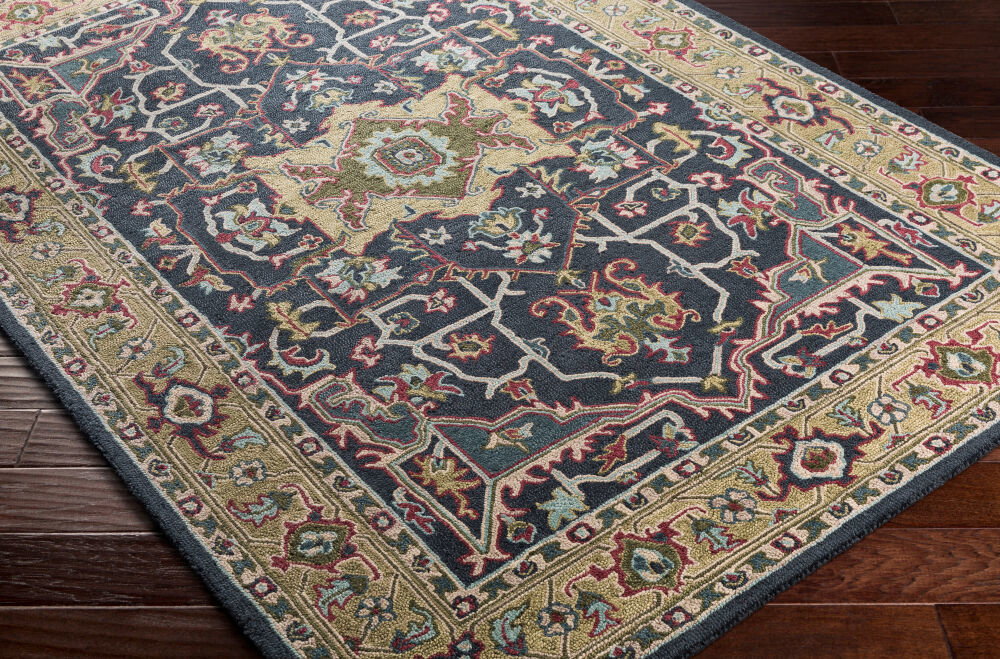 Joli Handmade Rug, by Surya, 1'6" length x 1'6" width