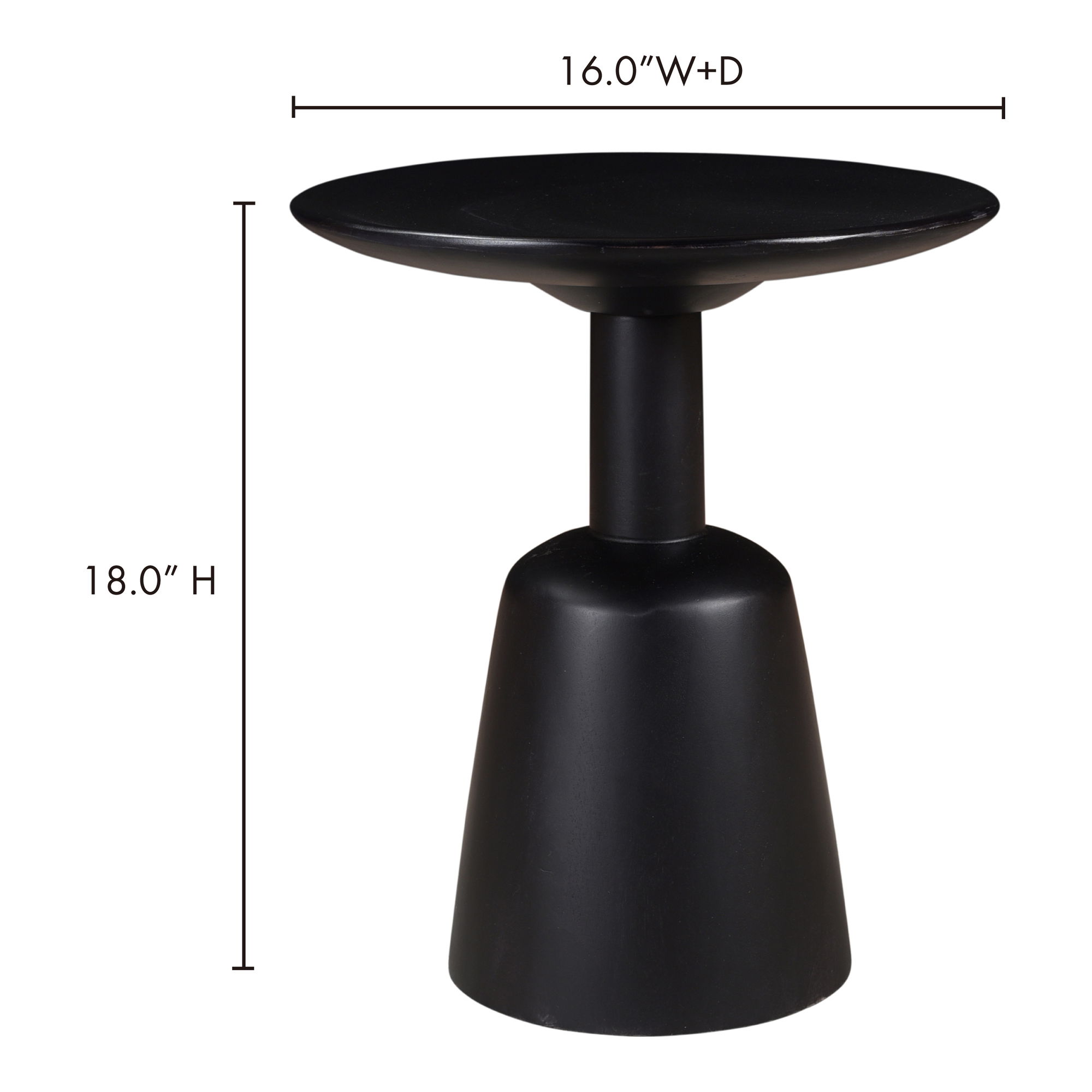 Nels End Table Black large image 