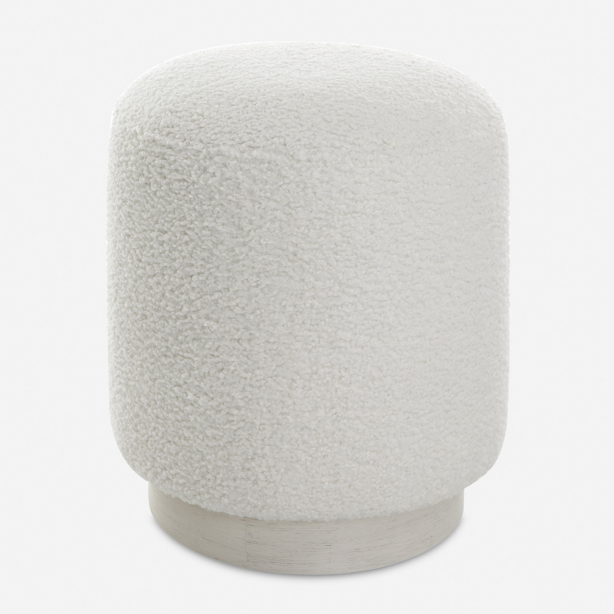 Avila White Ottoman large image 