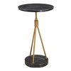 Rosston Black Marble Accent Table thumbnail 4