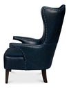 Drake Distilled Leather Chair, Blue thumbnail 8