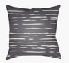 Painted Stripes Accent Pillow, Decorative Pillow by Surya, 18" length x 18" width thumbnail