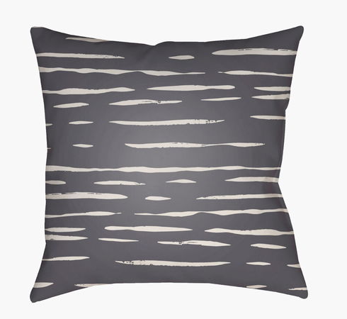 Painted Stripes Accent Pillow