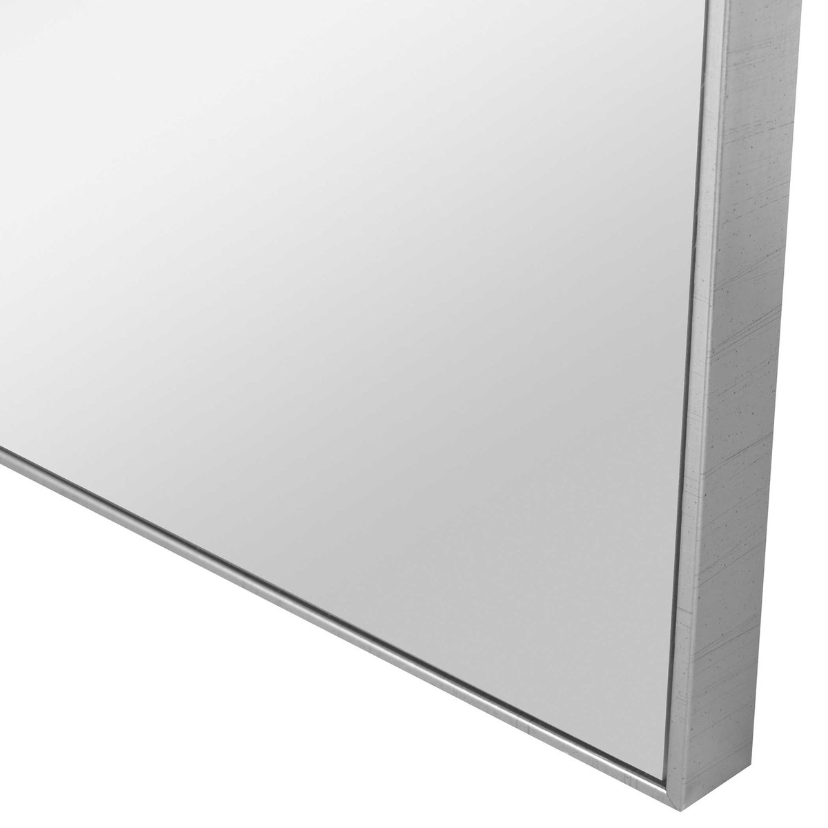 Alexo Silver Square Mirror, by Uttermost, 28.5" width x 28.5" height x 1.25" depth View 5