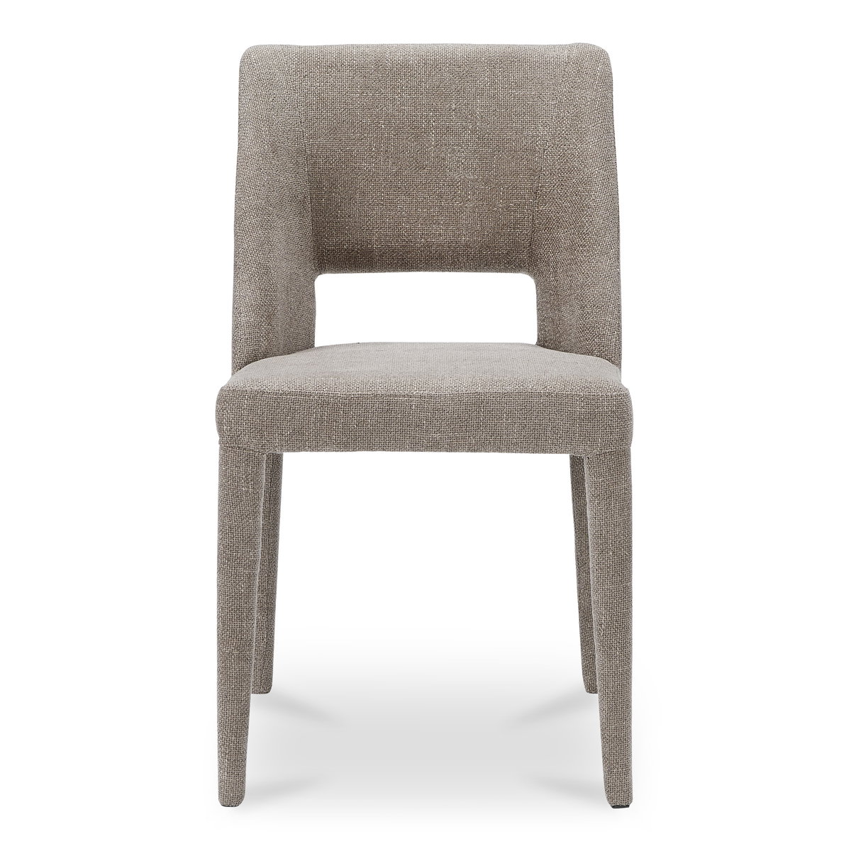 Joyce Dining Chair Light Brown-set Of Two, by Moe's Home, 18.5" width x 33.9" height x 22.6" depth View 4
