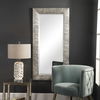 Maeona Metallic Silver Mirror, by Uttermost, 30" width x 60" height x 0.94" depth thumbnail 2