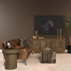 Amrita 4.8L x 4.8W x 16.0H Golden Brown Glass Vase, by Mercana, 4.72" length x 4.72" width x 15.94" height thumbnail 4