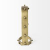 Marian  Gold Studded Table Clock, by Mercana, 7.48" length x 5.71" width x 12.99" height thumbnail 7