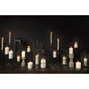 Gamfield  Medium Black Metal and Glass Lantern, Lighting by Mercana, 6.1" length x 6.1" width x 13.39" height thumbnail 3