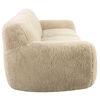 Abide Rounded Sheepskin Sofa, Furniture by Uttermost, 96" width x 31" height x 42" depth thumbnail 6