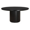 Hersch Round Black Dining Table, by Uttermost, 60" width x 30.5" height x 60" depth thumbnail 1