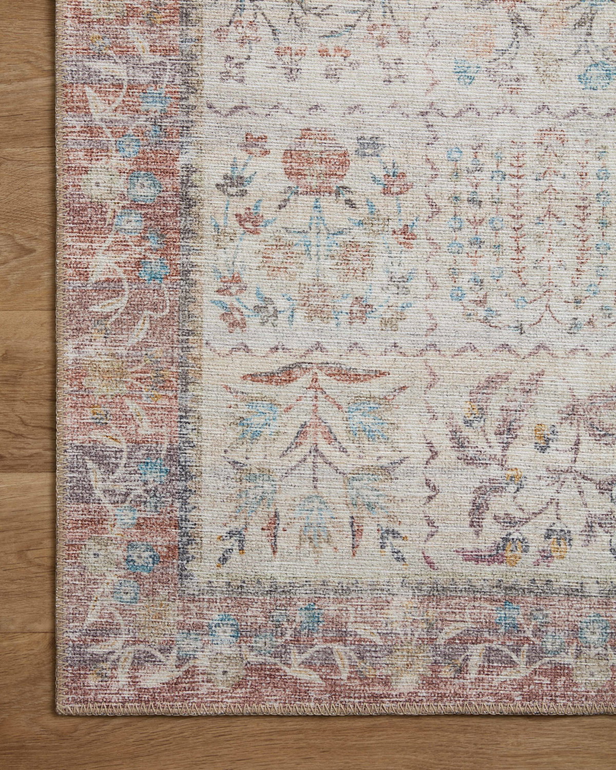 Rifle Paper Co. x Loloi Maison Rug, 1'6" length x 1'6" width View 5