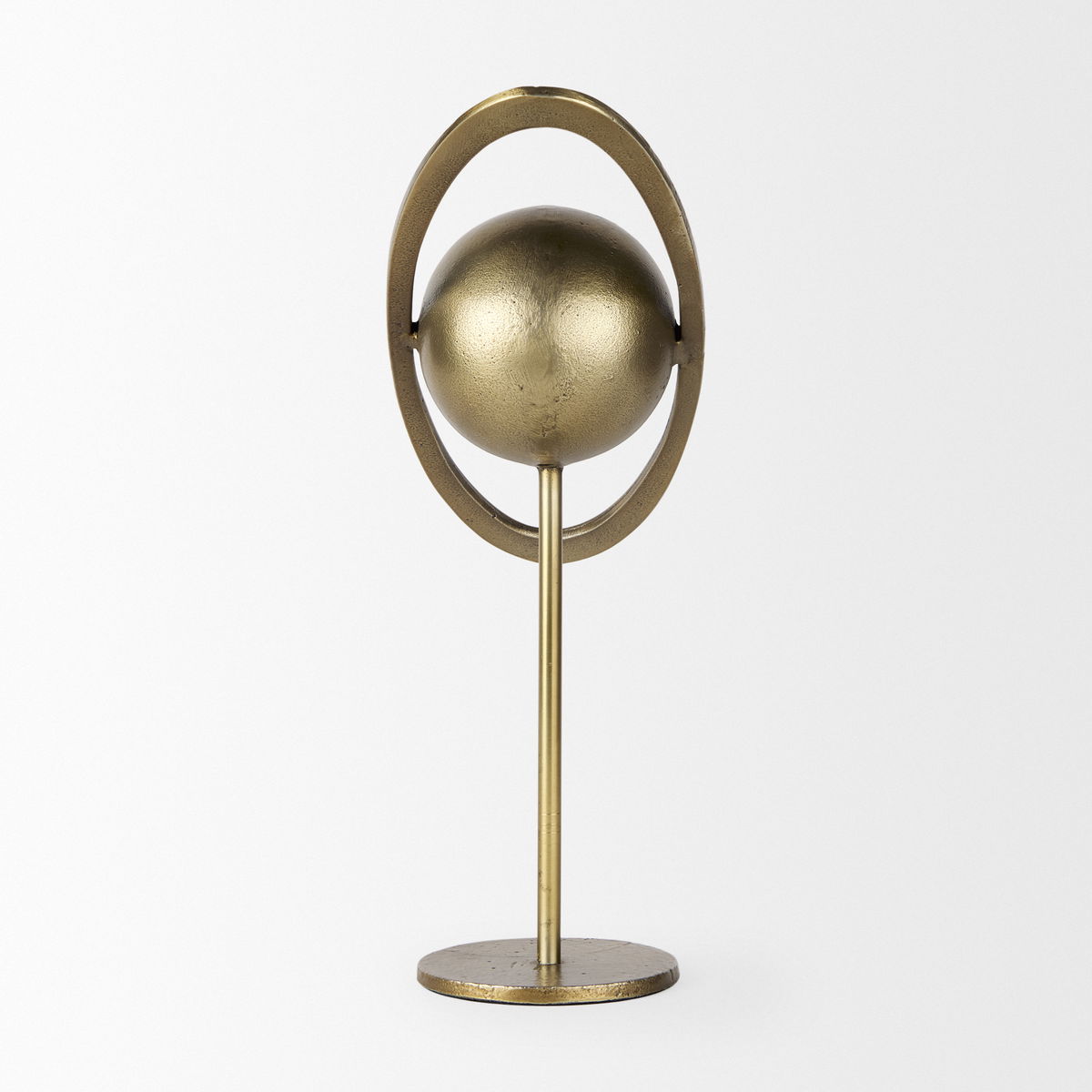 Atlas  Gold Metal Solar System Ornament, Decorative Object by Mercana, 15" length x 7" width x 16" height View 4