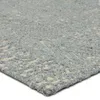Geometric Handmade Tufted Area Rug in Blue/Cream thumbnail 2