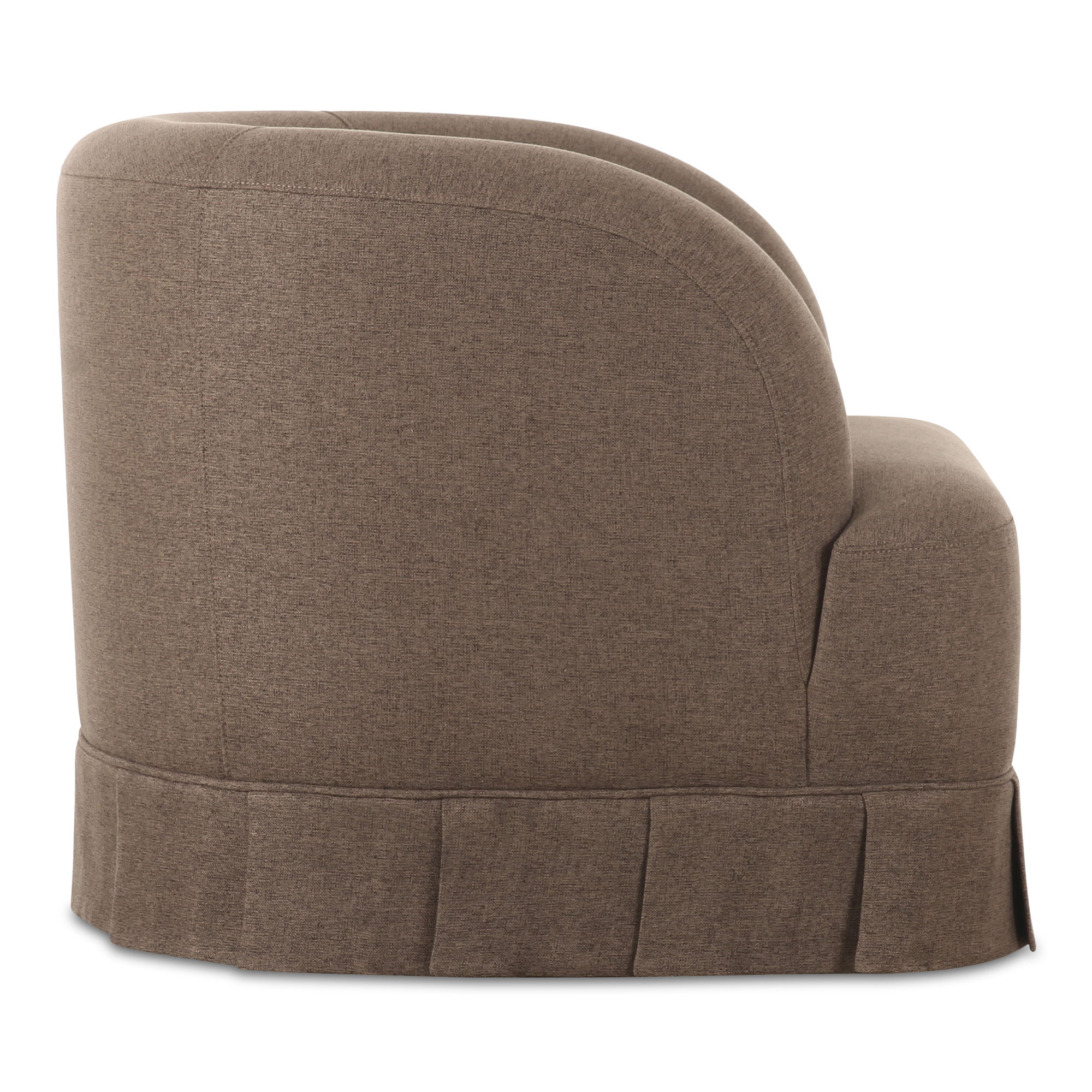 Maren Swivel Chair Brown large image 