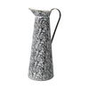 Colette Large Black/White Patterned Vase, Decorative Jar by Mercana, 9.8" length x 7.9" width x 20.3" height thumbnail 1