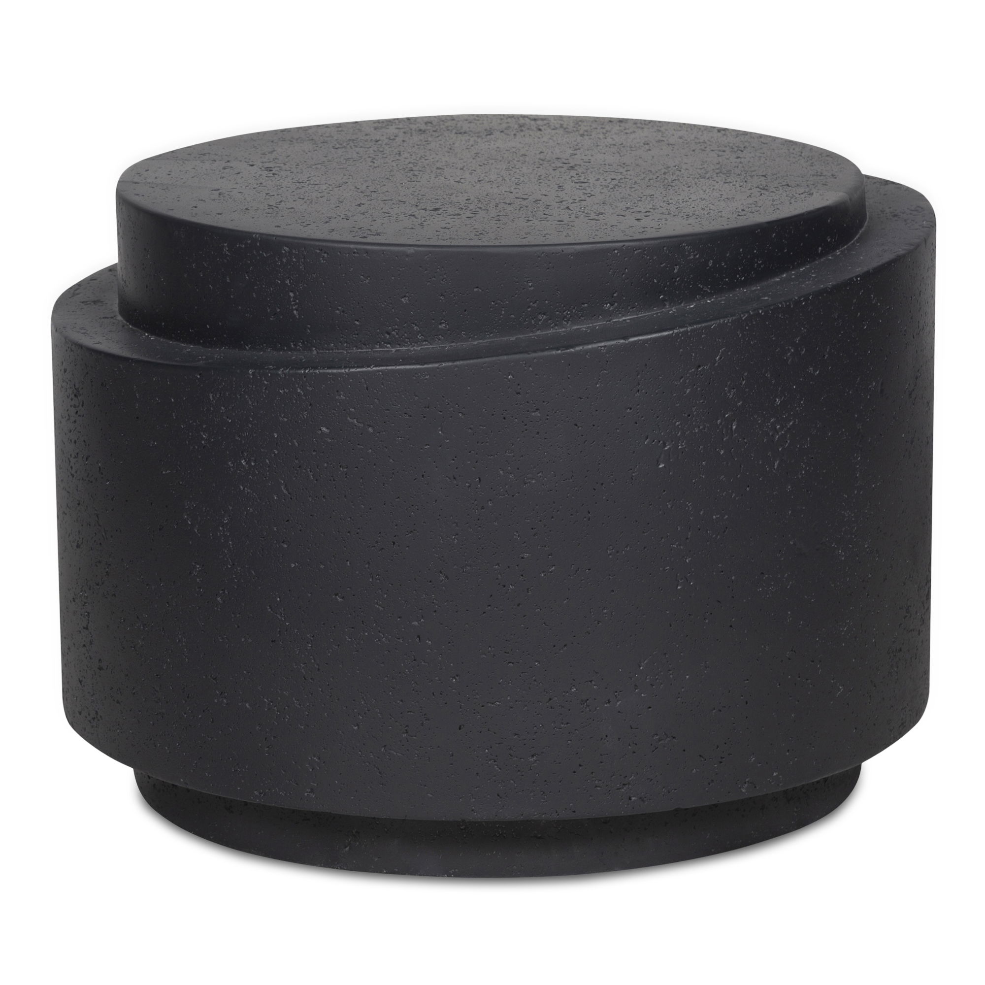 Cosmo Outdoor Accent Table Black, Side & End Table by Moe's Home, 25" width x 17.5" height x 25" depth View 3